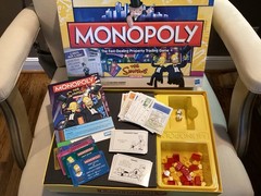 Monopoly The Simpsons Edition 2009 Electronic Banking Game Complete-NEW Open Box