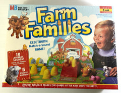 Vintage Milton Bradley 1996 Farm Families Game Electronic Matching Animals NEW