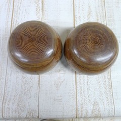 Japanese Go Stones White 180 Black 180 & Go Bowls for IGO Game Vintage Japan