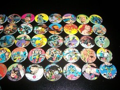 1993 Skybox SkyCaps DC Comics + Batman Complete Set 54 Pogs = 108 Milkcaps Lot