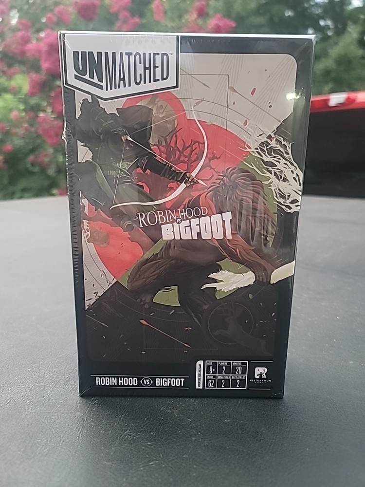 Unmatched: Robin Hood vs Bigfoot – Restoration / Mondo Games – Sealed NEW IN BOX