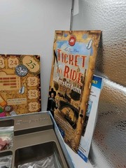 Ticket To Ride Amsterdam Board Game by Days of Wonder OPEN BOX COMPLETE