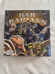 Bar Barians Board Game – Giochi Uniti – New / Sealed – 3-5 player, 14+ years