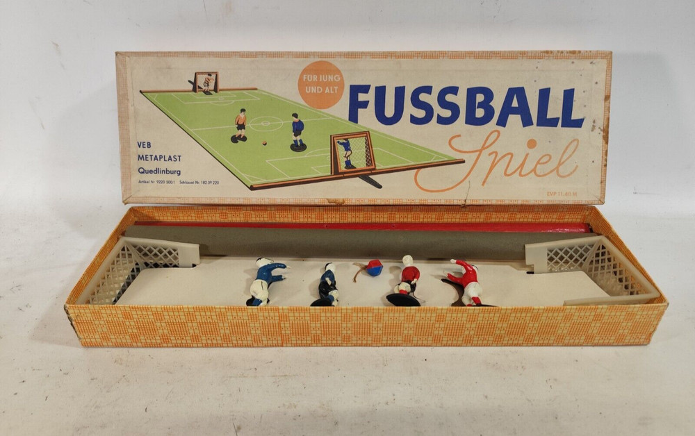 GDR football game football game toy VEB Metaplast table football foosball table