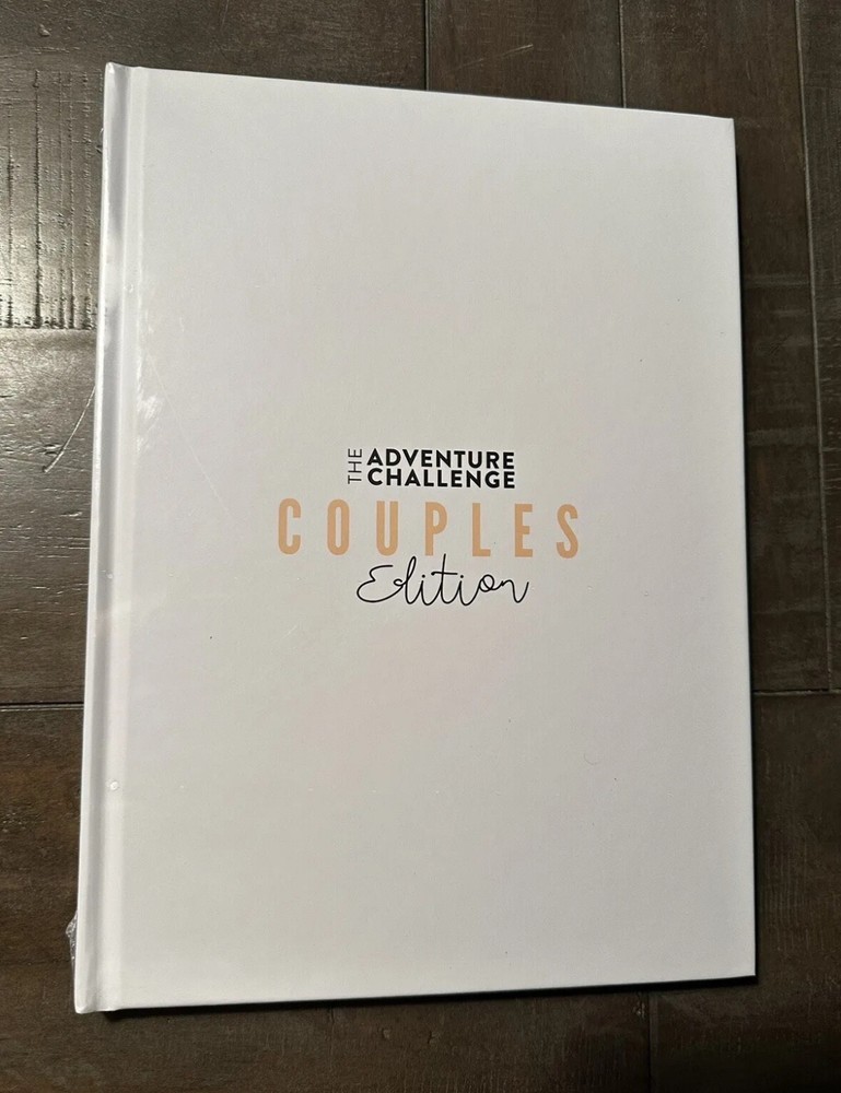 The Adventure Challenge Couples Edition Hardcover Book New!