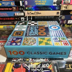 Classic Game Collection 100 Family Board Games for Adults and Kids. Gift Idea