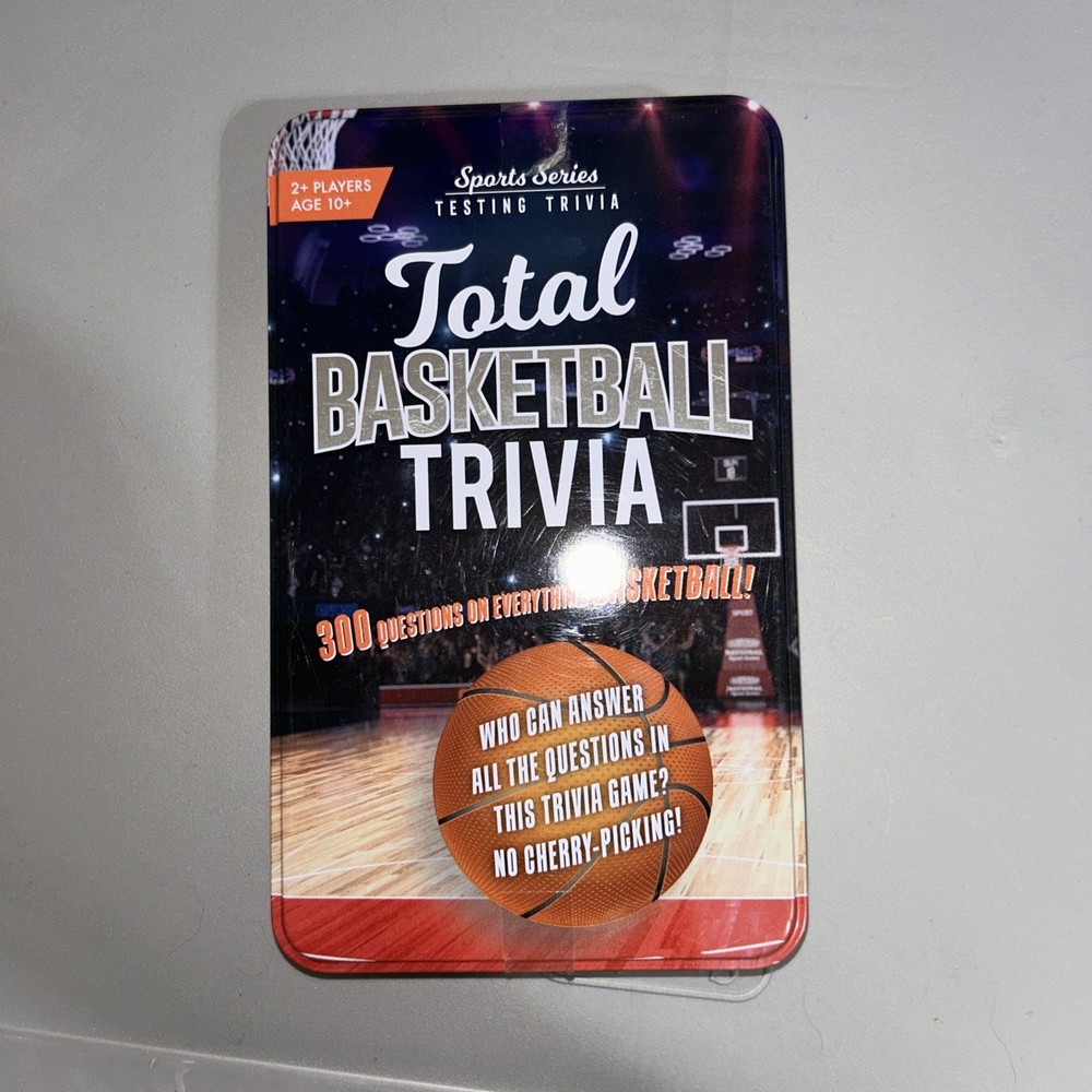 Game Total Basketball Trivia Sports Series Cards 2+ Players Age 10 And up