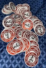 Vintage 138 Lot Pog Made In New Zealand Foil Panda Hawaii Milk Cap