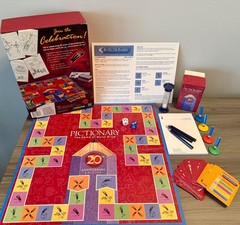 Pictionary 20th Anniversary Edition Board Game Family Hasbro – 100% Complete