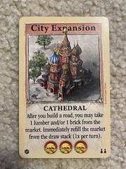 City Expansion – Cathedral – Struggle for Catan Promotional Card – Ultra Rare