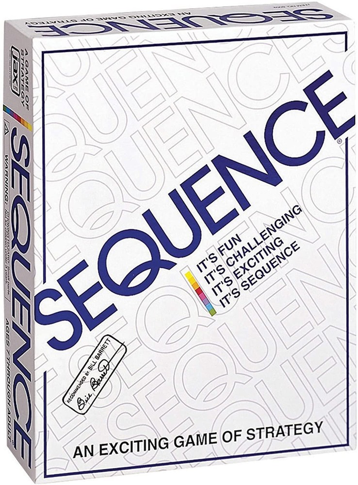 Jax Sequence – Original Sequence Game with Folding Board, Cards and Chips by Jax