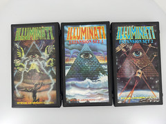 Illuminati Card Game with Expansion 1 2 & 3 Steve Jackson Games 1983 Portable