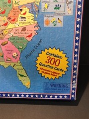 GREAT STATES! UNITED STATES BOARD GAME 300 QUESTION CARDS FAMILY GAME AGE 7+
