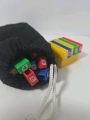 Lot of 5 Travel Size Games UNO, Hi-Q, Tumbling Tower & More Portable Games