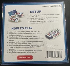 The Uzzle Board Game, Family Block Puzzle for Children & Adults NEW Sealed