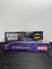 NEW Batman Family Bingo Game & Marvel Codenames Board Game – DC & Marvel Fans