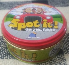 Spot It! On the Road Game Travel Kids Family Game Blue Orange Games Complete EUC