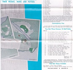 APBA Professional Golf Game brochure Near Mint condition