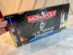 Monopoly “US SPACE PROGRAM” Board Game FACTORY SEALED W/ PEWTER TOKENS!