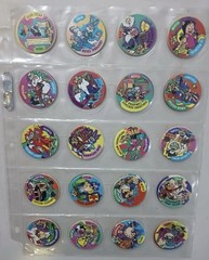 Vintage 1994 Looney Tunes Giratazos Tazos Lot 66 Pogs Sabritas Mexico Bugs Bunny