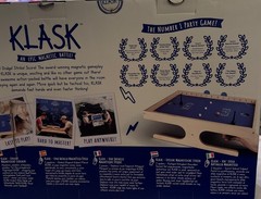 KLASK Board Game An Epic Magnetic Battle 2-player Kids Adults Denmark Complete