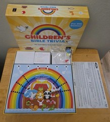 Children’s Bible Trivia Board Game Ideal 2018, Over 1000 Questions EUC
