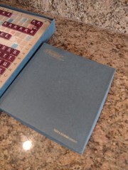Deluxe Selchow&Richter Turntable Scrabble Game Complete 100 Tiles 4 Trays Pins