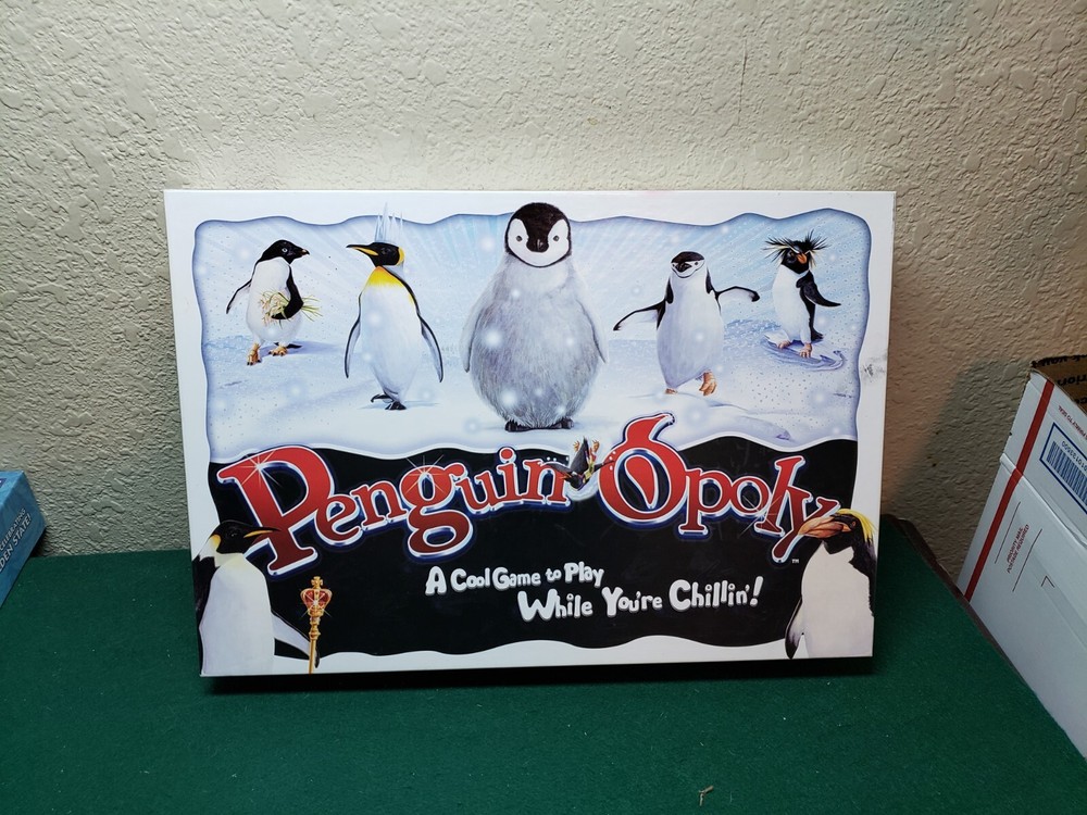 Penguin-Opoly, Late for the Sky Monopoly, Pre-owned, Complete