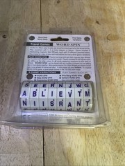 Word Spin 1995 Hand Held Word Game by Geospace 1 or More Players NEW