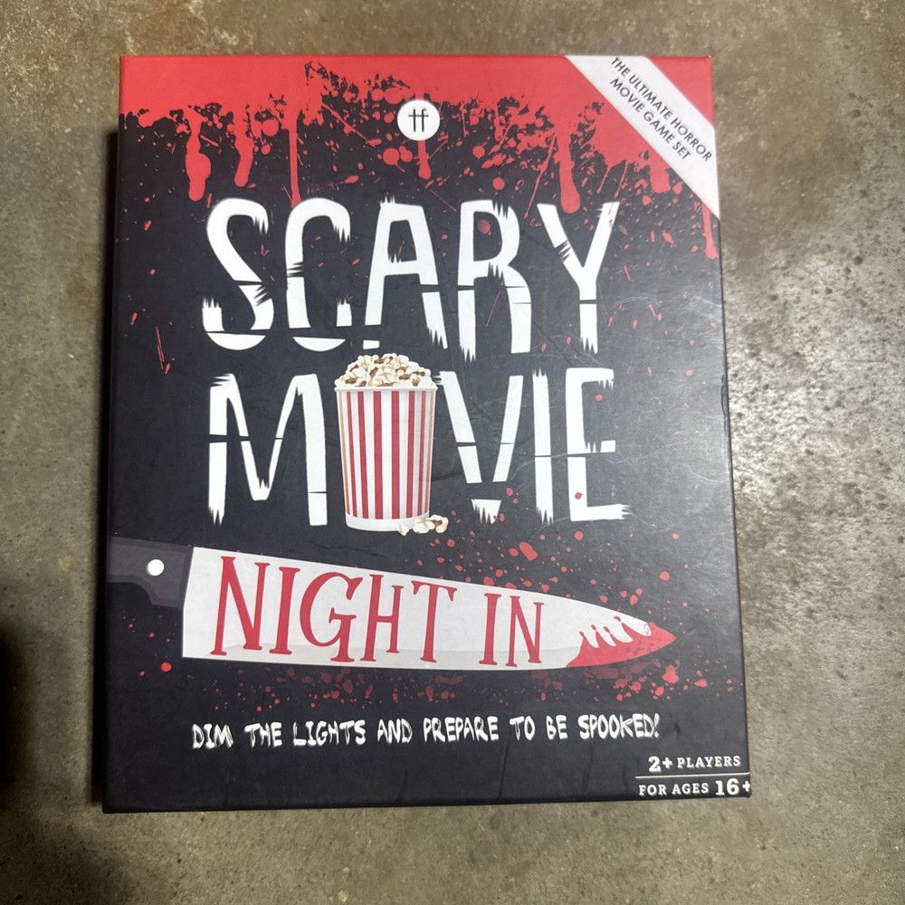 Scary Movie Night In Horror Card Games Halloween Party Scary Trivia Game