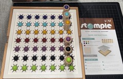 Stomple Outwit Outmaneuver OUTSTOMP Marbles Strategic Board Game 100% COMPLETE