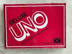 Vintage 1978 UNO Deluxe Edition Card Game Box Set Cards Board Game 3001