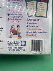 Brand New/Sealed SQUEEZE PHRASE – The Fast-Paced Game of Word Recognition
