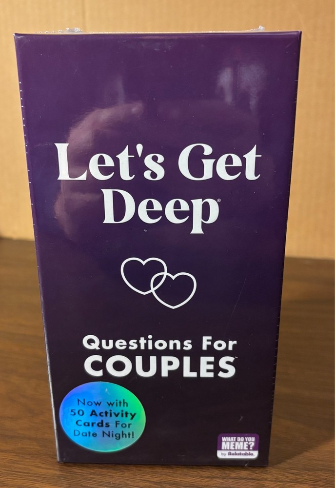 Let’s Get Deep Game- Questions for Couples Card Game (Date Night) FREE SHIPPING