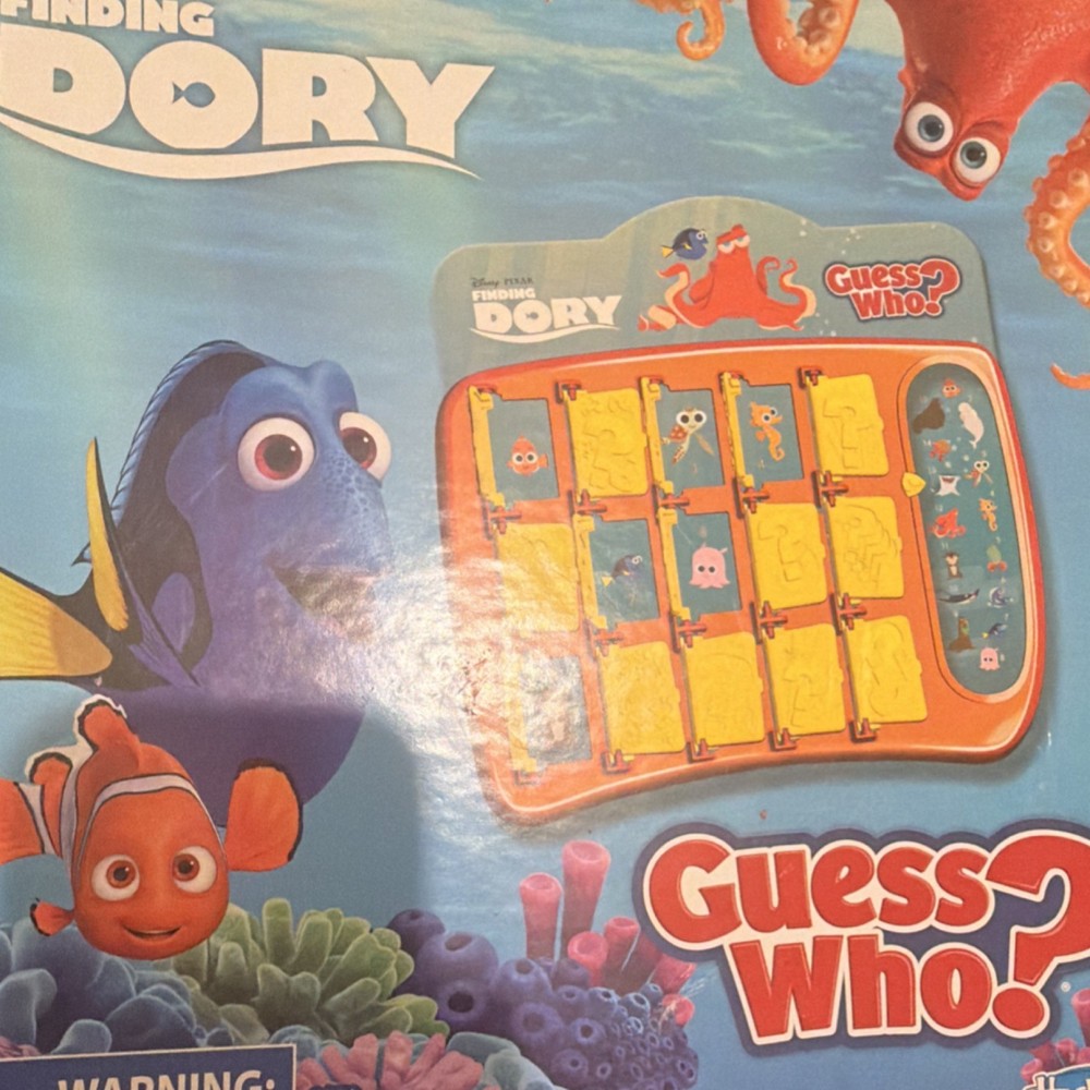 Hasbro Guess Who? Finding Dory Board Game Licensed Characters Movie & TV Ages 5+