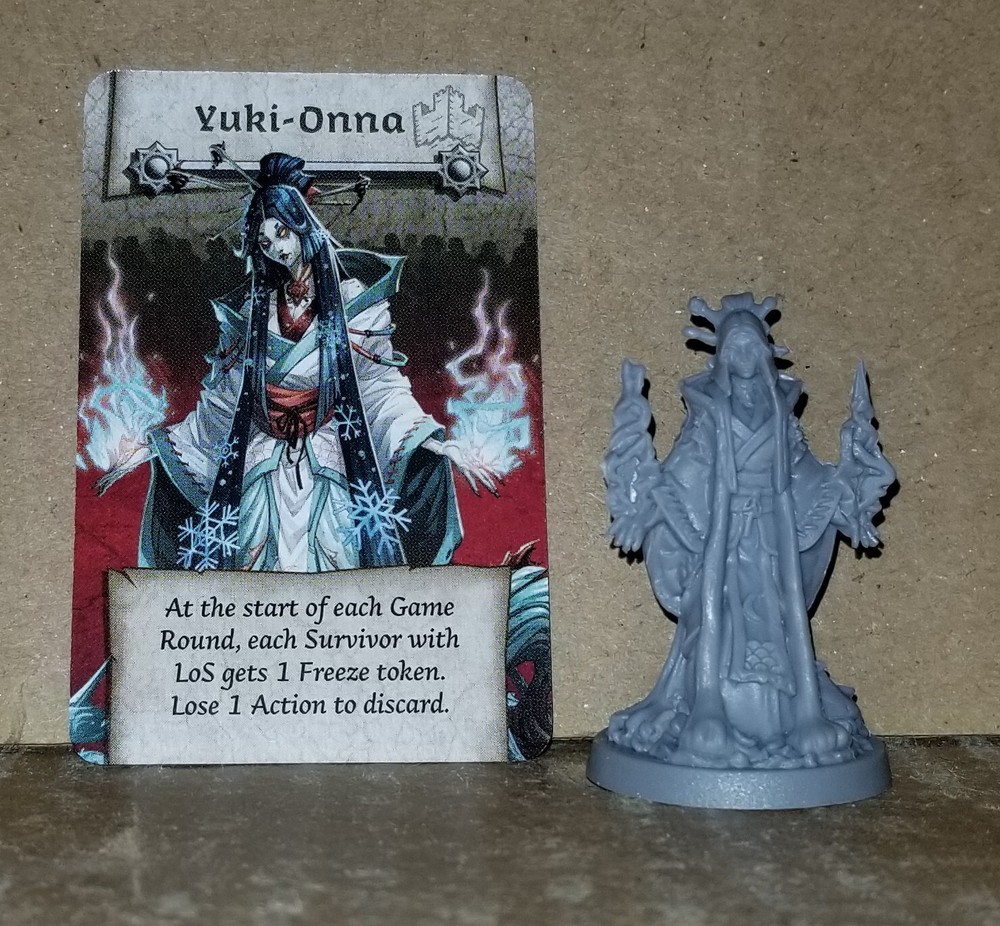 Zombicide White Death YUKI-ONNA Necromancer Kickstarter Exclusive Promo