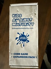 Kids Against Maturity ~ CORE GAME + EXTENSION PACK 1 ~ Cards still in PLASTIC!