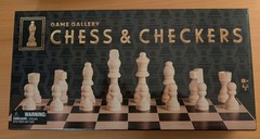2-in-1 Chess & Checkers NIB Game Gallery By Spinmaster