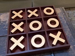 Large Coffee Table Size TIC TAC TOE GAME
