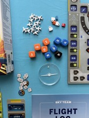 Sky Team Prepare For Landing Board Game by Luc Remond, 2023 Scorpion Masque 100%