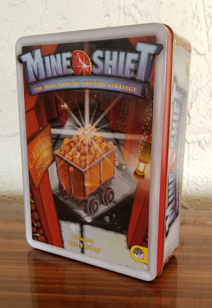 MineShift The Maze of Strategy Family Board 20 minutes Game MindWare Metal Box