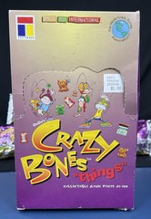10 Sealed Packs GoGo’s Crazy Bones Things & Empty Display Box