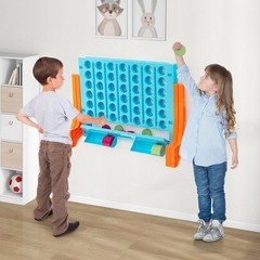 Giant 4-In-A-Row, Wall Mounted & Tabletop Four Connect Game, Indoor Outdoor Boar