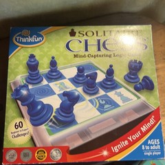 Thinkfun Solitaire Chest Mind Capturing Logic Game 60 Challenges. Ages 8-Adult