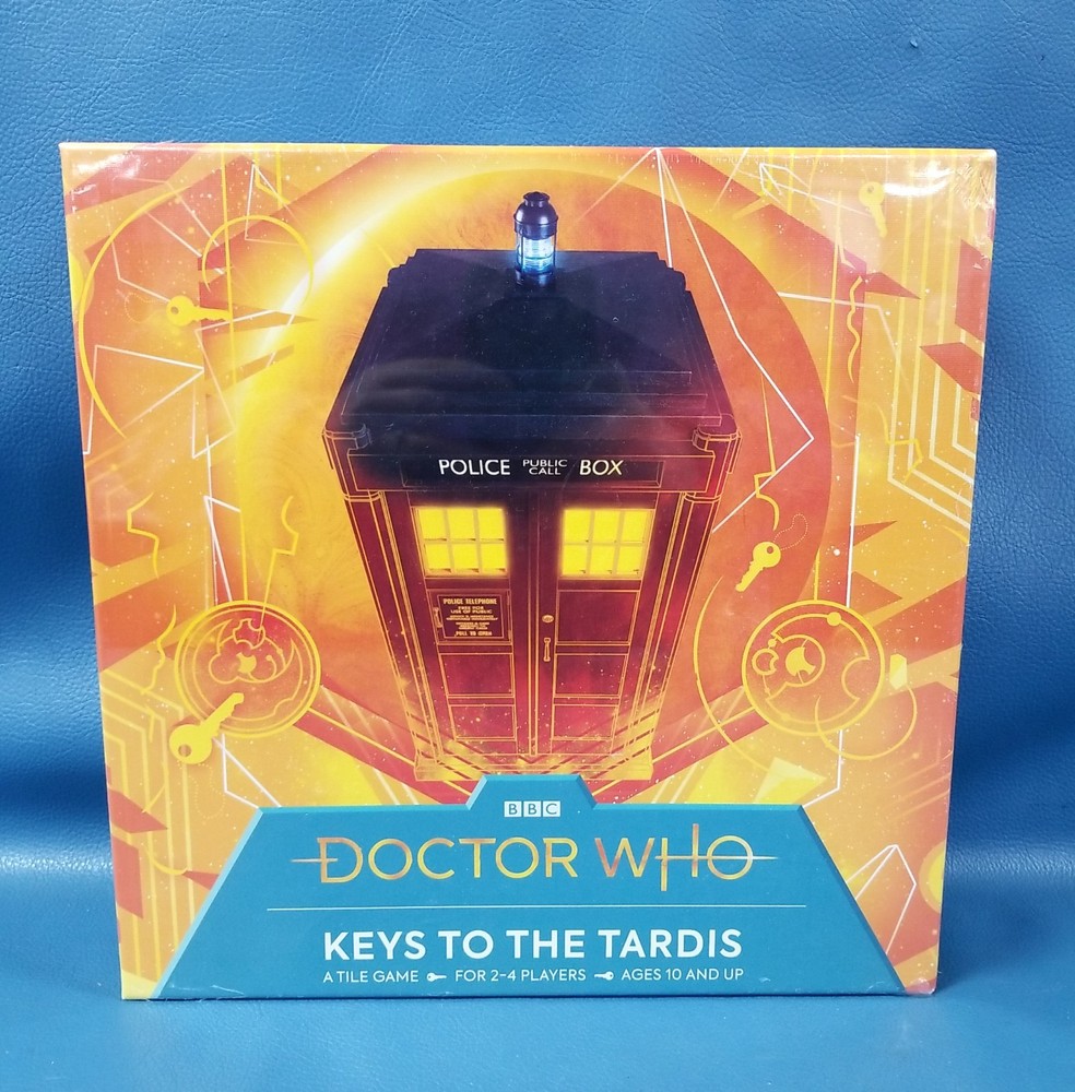 BBC Doctor Who: Keys To The Tardis Tile & Card Game New/Sealed