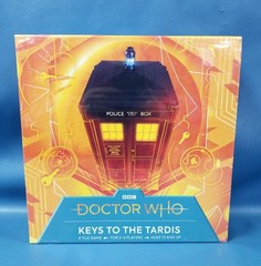 BBC Doctor Who: Keys To The Tardis Tile & Card Game New/Sealed
