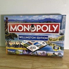 Monopoly Wellington Edition New Zealand Board Game *Factory Sealed*
