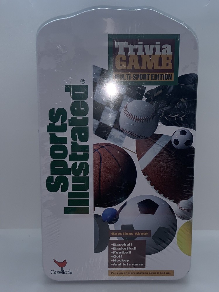 Sports Illustrated Trivia Game Multi-Sport Edition 2003 Sealed New In Tin
