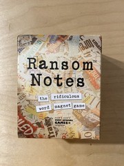 Ransom Notes: The Ridiculous Word Magnet Party Game (RO)