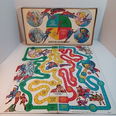 Rare Vintage SUPERMAN Action Packed Adventure GAME Hasbro 1973 In Original Box